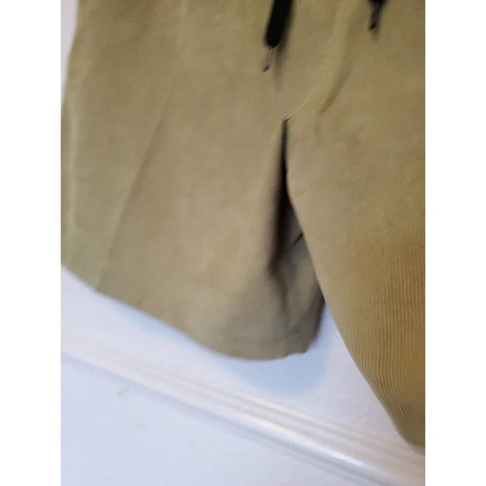 Banks Journal Mens Olive Green Corduroy Board Shorts Size 38 Drawstring Surf